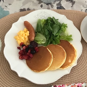 もちもち美味しい♪ポンデケージョ風パンケーキ